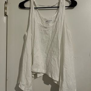 White flowy tank top
